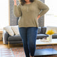 Wishful Thinking Henley In Olive
