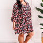 Emily Wonder Floral Dress In Late Summer Nights 11.24