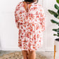 Surplice Dress With Tie Back Detail In August Florals