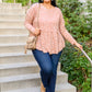All About Flowers Top In Ginger