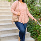 All About Flowers Top In Ginger