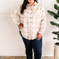 Soft Plaid Button Down Top In Fresh Neutrals