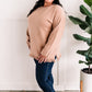 Join The Fray Sweater In Champagne Taupe