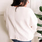 Cozy Soft Teddy Pullover In Ivory