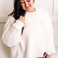Cozy Soft Teddy Pullover In Ivory