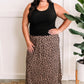 Soft Mocha Animal Print Skirt 11.24