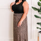 Soft Mocha Animal Print Skirt 11.24