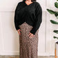 Soft Mocha Animal Print Skirt 11.24