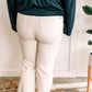 Straight Leg Destroyed Hem Judy Blue Jeans In Natural Beige 11.22