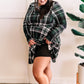 Front Dress With Attached Shorts In Tartan Plaid Green 11.22