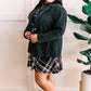 Front Dress With Attached Shorts In Tartan Plaid Green 11.22