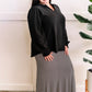 Striking Maxi Skirt In Black & White Stripes 11.21