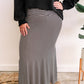 Striking Maxi Skirt In Black & White Stripes 11.21