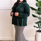 The Office Corduroy Blazer In Deep Green 11.21