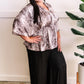 Wide Leg Satin Dress Pants In Black