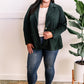 The Office Corduroy Blazer In Deep Green 11.21