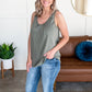 Playing The Field Green Sleeveless Top