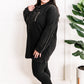 Sweatshirt Tunic In Costal Black 11.21