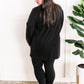 Sweatshirt Tunic In Costal Black 11.21