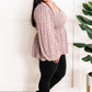 Smocked Babydoll Blouse In Ditsy Floral