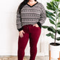 Let It Snow Knit Top In Evening Star