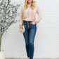 Judy Blue Hi-Rise Button Fly Cut Off Skinny