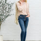 Judy Blue Hi-Rise Button Fly Cut Off Skinny