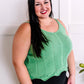 Knit Sleeveless Top In Sea Green