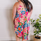Cheery 70's Floral Flowy Dress
