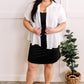Stretchy Black Dress With Built In Bra In Jet Black