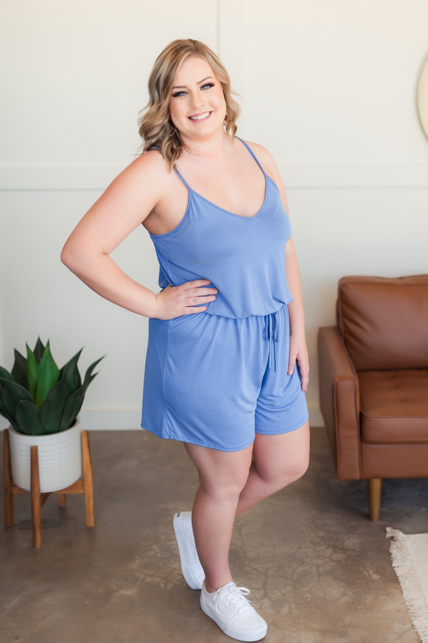 Mainstream French Blue Summer Romper