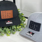 PREORDER: Vegan Leather Patch Hat in Assorted Prints
