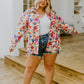 Dancing Flowers Corduroy Jacket