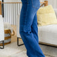 Judy Blue Front Seam Wide Leg Trouser Jeans