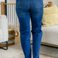 Judy Blue Front Seam Wide Leg Trouser Jeans