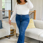 Judy Blue Front Seam Wide Leg Trouser Jeans