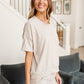 Deja Vu Top in Oatmeal