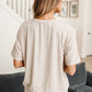 Deja Vu Top in Oatmeal