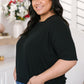 Deja Vu Top in Black