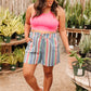 Delilah Striped Shorts