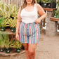 Delilah Striped Shorts