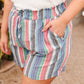 Delilah Striped Shorts
