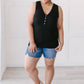 Desert Roses Tank in Black