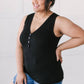 Desert Roses Tank in Black