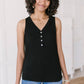 Desert Roses Tank in Black