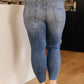Destructive and Destroyed Medium Wash Jeans