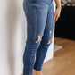 Destructive and Destroyed Medium Wash Jeans