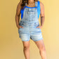 Judy Blue Devon Distressed Shortalls