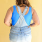 Judy Blue Devon Distressed Shortalls