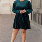 Different But The Same Velvet Dress
